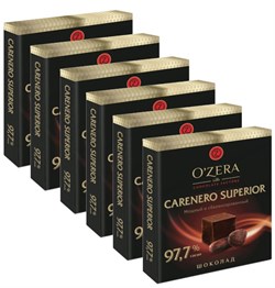 Шоколад в кубиках CARENERO SUPERIOR 97,7% OZera, 6 штук 5811 - фото 7463
