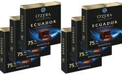 Шоколад в кубиках ECUADOR 75%, 90 г х 6 штук 5917 - фото 8439