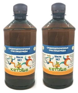 Масло МСТ Кетоша, кокосовое (среднецепочечные триглицериды MCT Oil, кето диета) 2 шт - 500мл 1983 - фото 9430