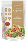 Shirataki, Ширатаки фетучини со шпинатом 3089